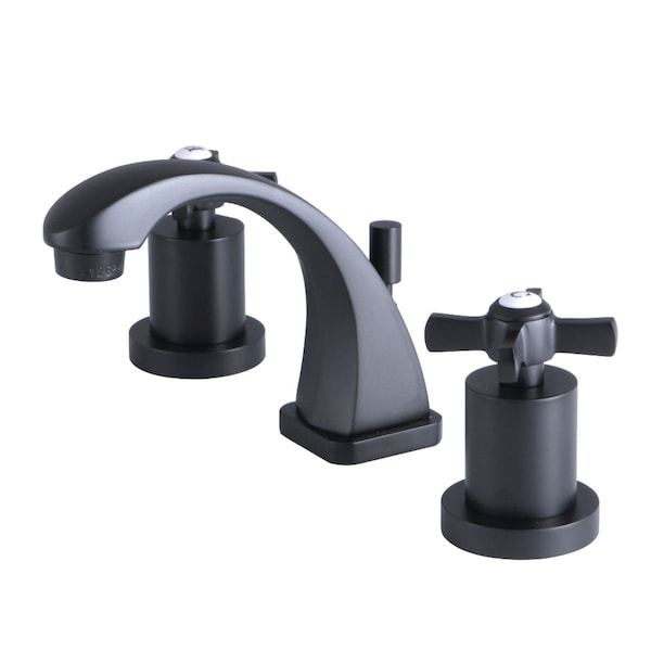 KS4940ZX 8" Widespread Bathroom Faucet, Matte Black